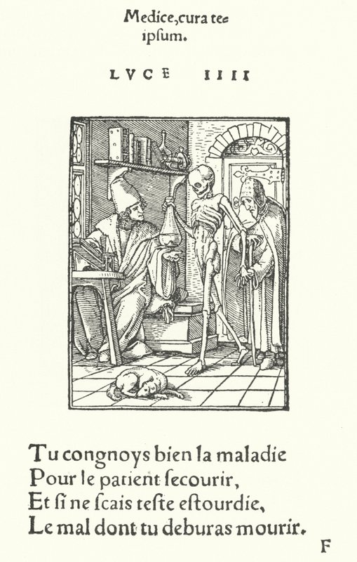 Le Médecin - Hans (after) Holbein the Younger
