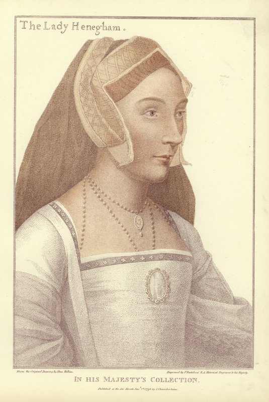 Mary, Lady Henegham - Hans Holbein der Jüngere