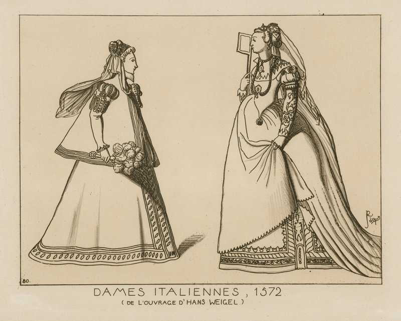 Femmes italiennes, 1572 - Hans Weigel