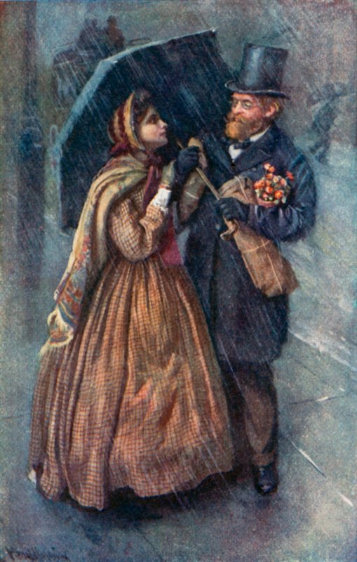 Illustration pour Les quatre filles du docteur March de Louisa M. Alcott - Harold Copping