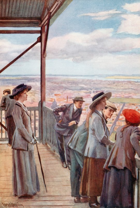 Depuis le belvédère, Mont Royal, Montréal - Harold Copping
