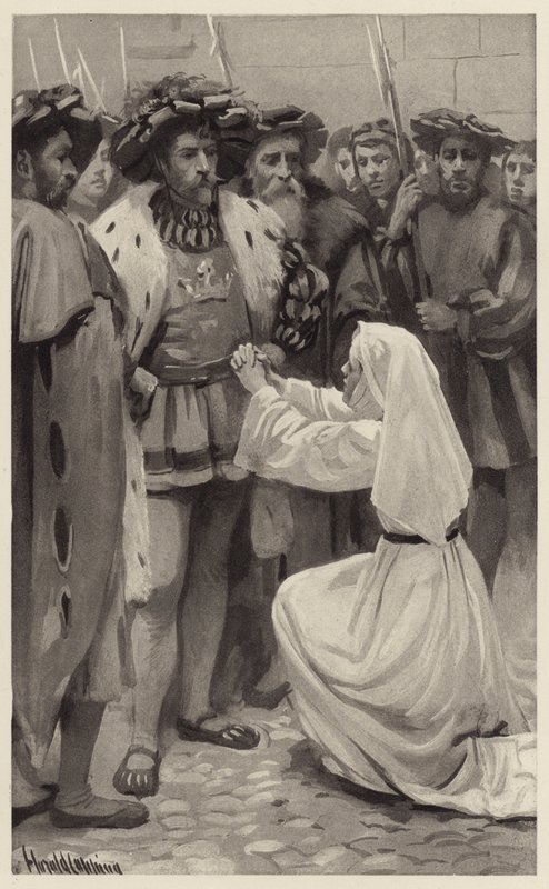 Justice, Très Noble Duc ! - Harold Copping