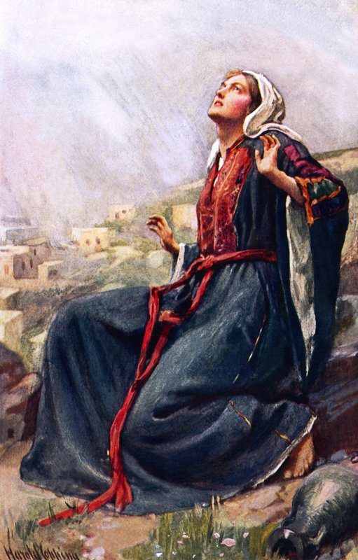 Marie, mère de Jésus - Harold Copping