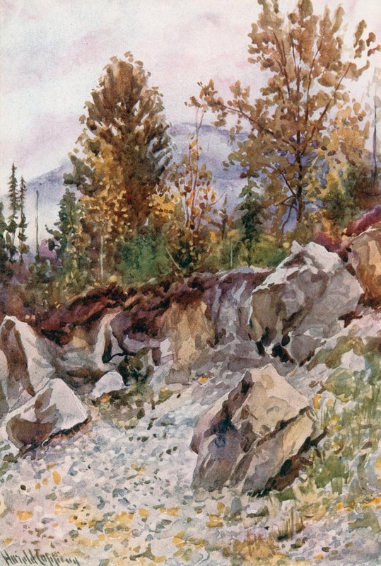 Mont Mackenzie, depuis la Carrière près de Revelstoke - Harold Copping