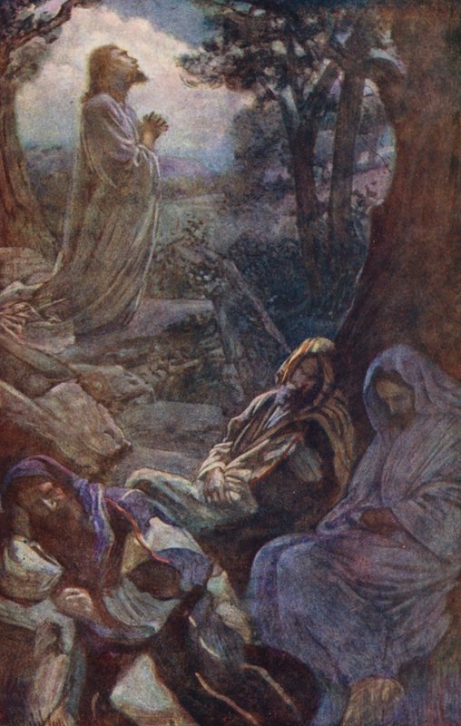 Nouveau Testament : Gethsémani - Harold Copping