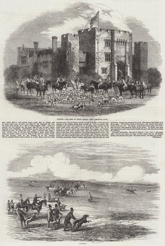 Chasse et course - Harrison William Weir