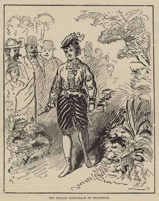 La piétonne à Woolwich - Harry Furniss