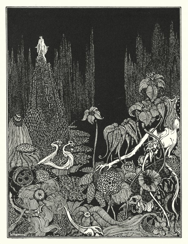 Edgar Allan Poe : Silence - Harry Clarke