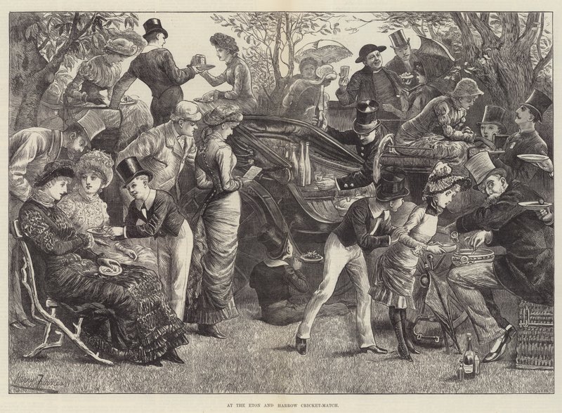 Au match de cricket Eton et Harrow - Harry Furniss
