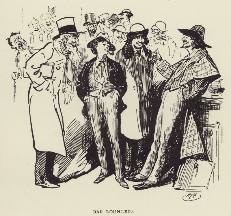Les habitués du bar - Harry Furniss