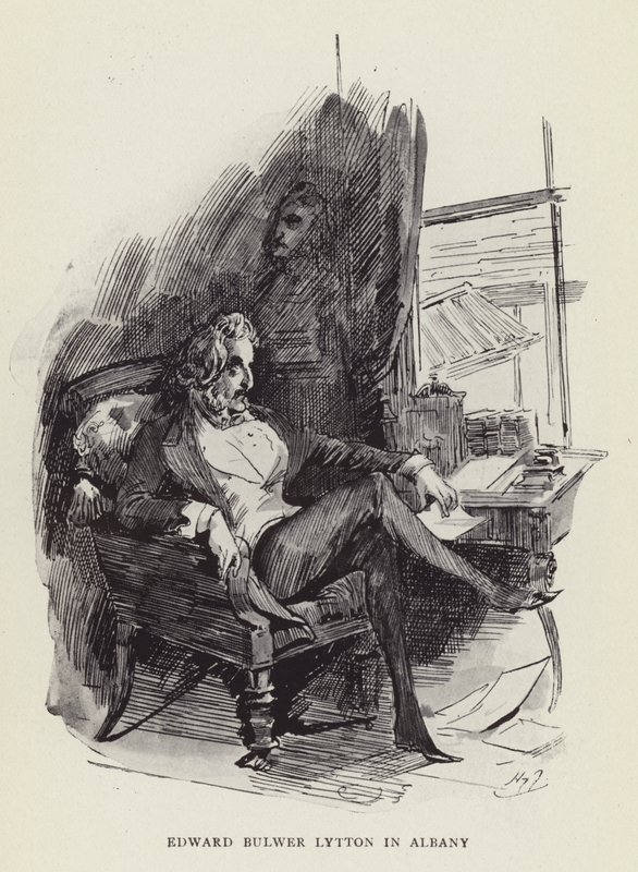 Edward Bulwer Lytton à Albany - Harry Furniss