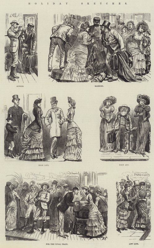 Croquis de vacances - Harry Furniss