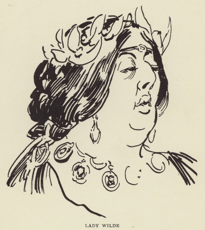 Lady Wilde - Harry Furniss