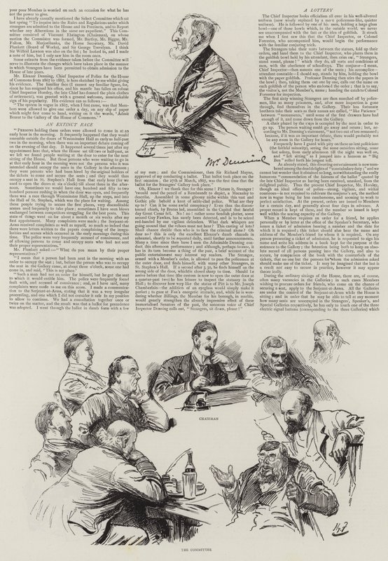 La Vie au Parlement, Étrangers dans la Chambre - Harry Furniss