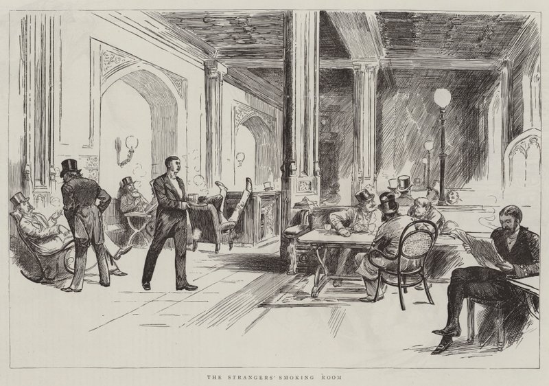 La vie au Parlement, des étrangers dans la maison - Harry Furniss