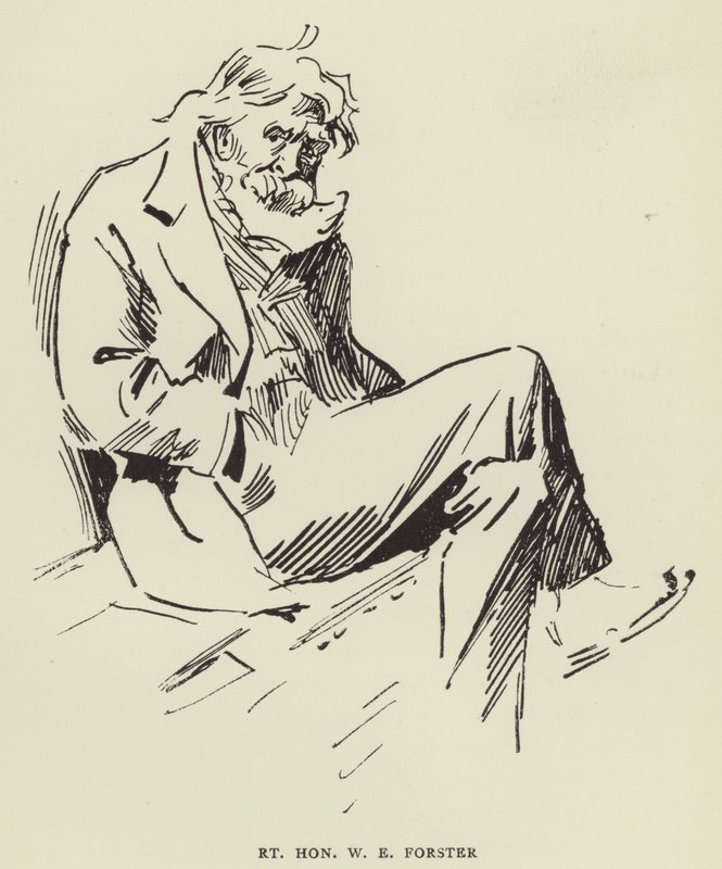 Le très honorable W E Forster - Harry Furniss