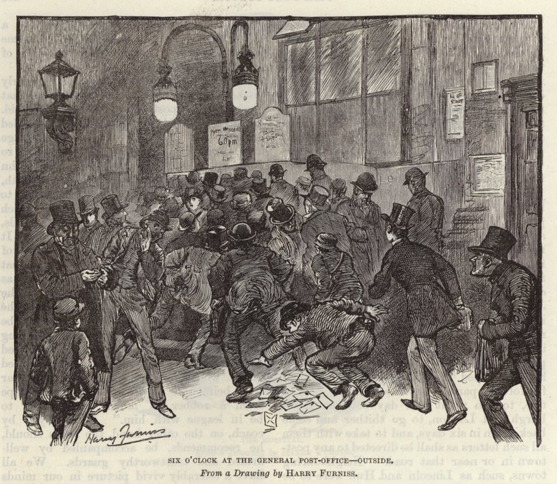 Six heures à la poste générale - Harry Furniss