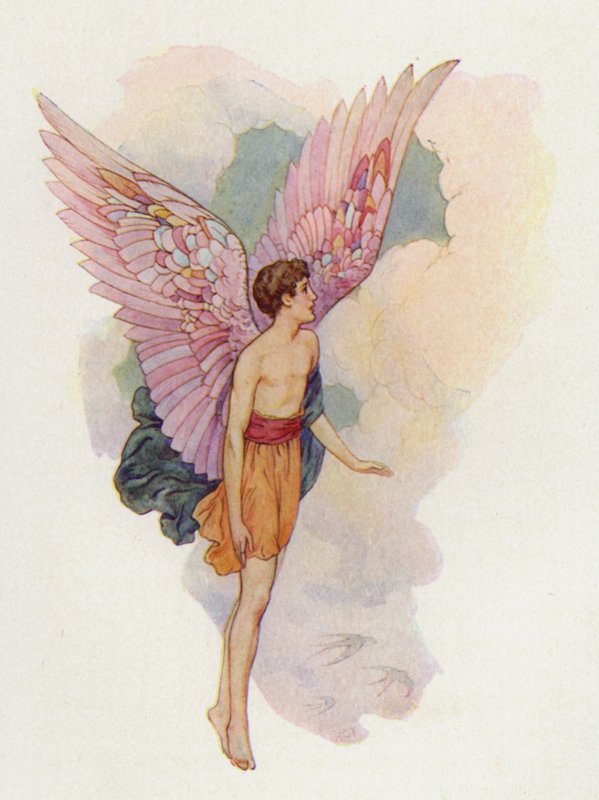 Icarus (lithographie couleur) - Harry George Theaker
