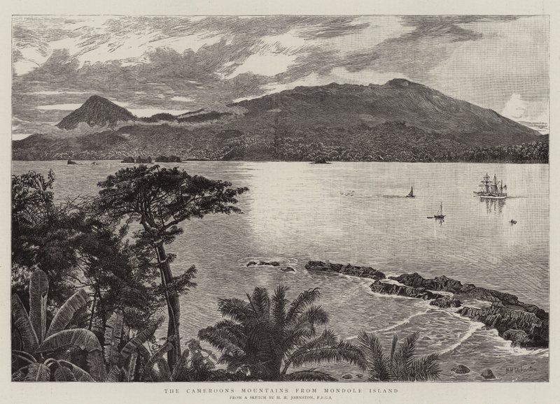 Les montagnes du Cameroun depuis l