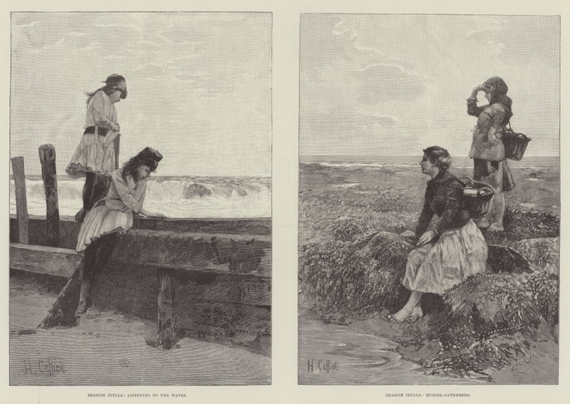 Idylles en bord de mer - Hector Caffieri
