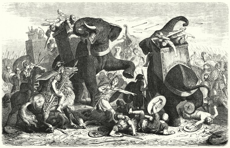 Bataille de Gaza, 312 av. J.-C. - Heinrich Leutemann