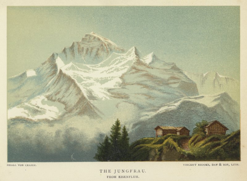 La Jungfrau, depuis Eisenfluh - Helga von Cramm