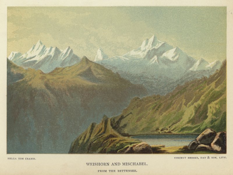 Weishorn et Mischabel, depuis le Bettensee - Helga von Cramm