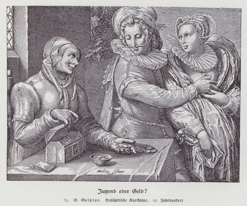 Amour inégal - Hendrik (after) Goltzius