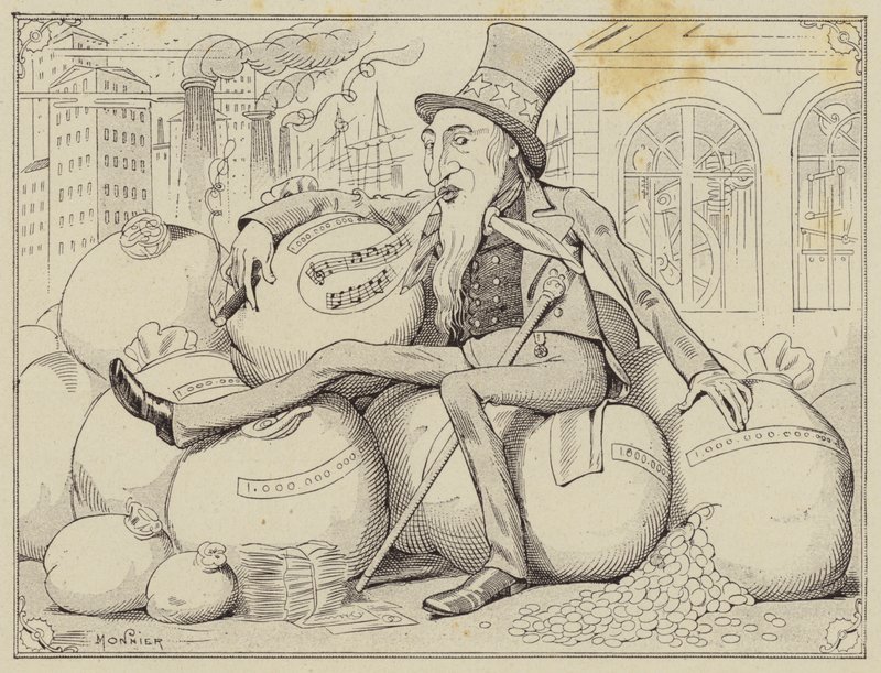 Oncle Sam - Henri Bonaventure (after) Monnier
