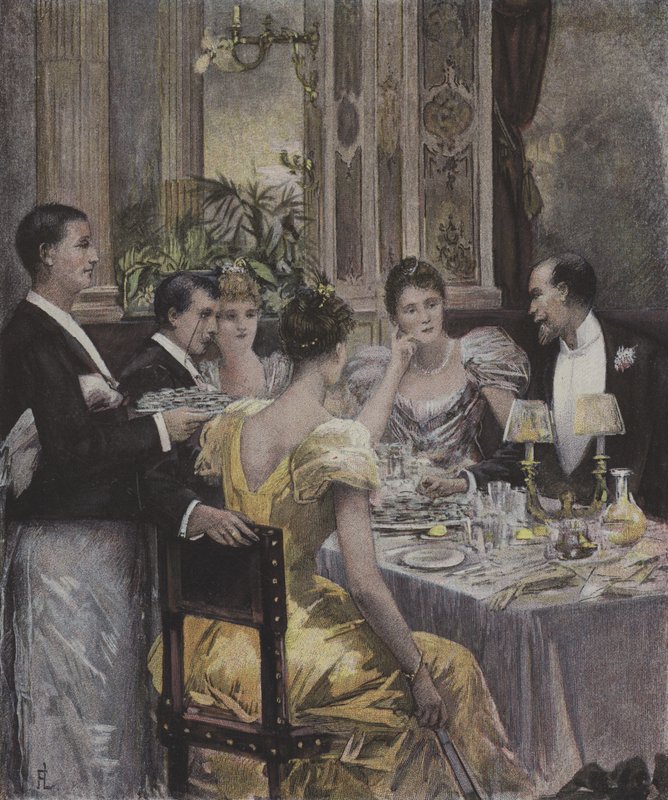 Un dîner - Henri Lafon