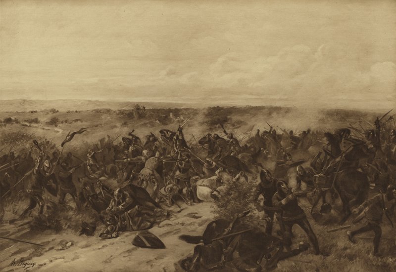 Bataille de Crécy, 1346 - Henri Louis Dupray
