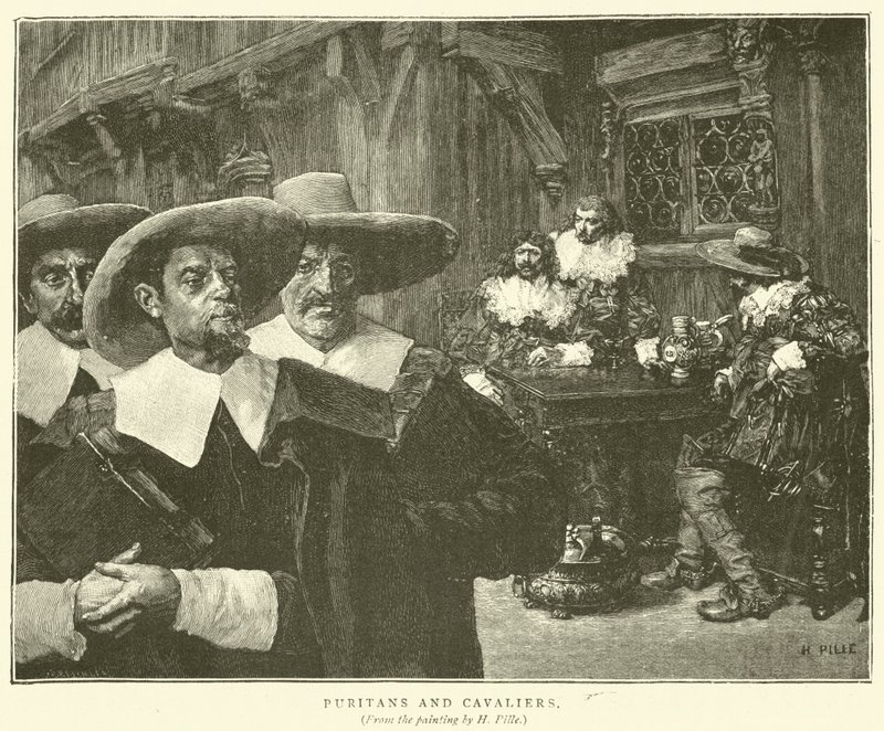 Puritains et cavaliers - Henri Pille