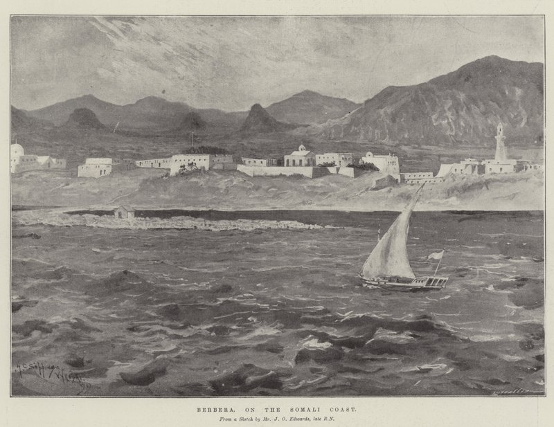 Berbera, sur la côte somalienne - Henry Charles Seppings Wright