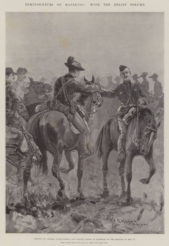 Souvenirs de Mafeking, avec la colonne de secours - Henry Charles Seppings Wright