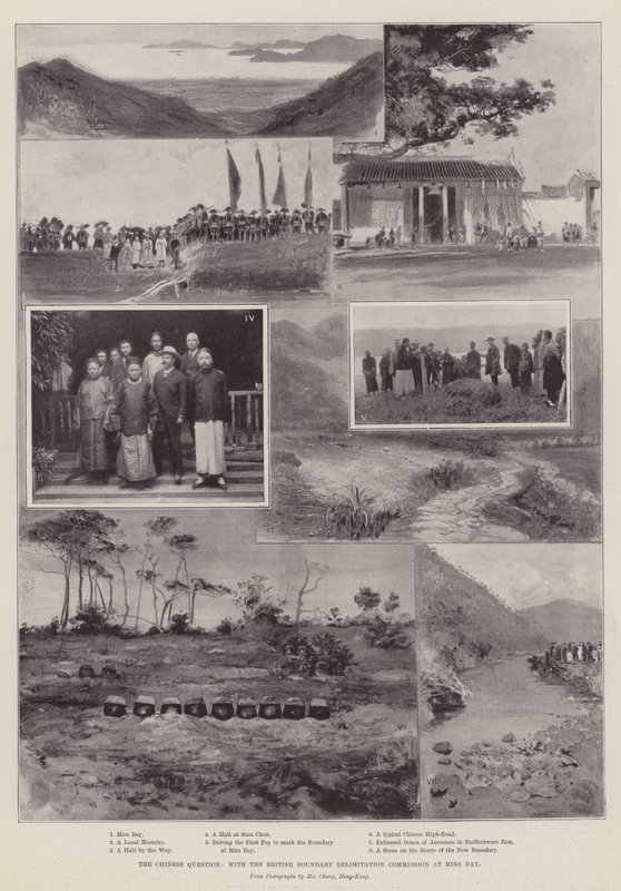 La Question Chinoise, avec la Commission Britannique de Délimitation des Frontières à Mirs Bay - Henry Charles Seppings Wright