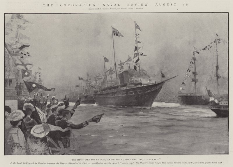 La Revue Navale du Couronnement, 16 août - Henry Charles Seppings Wright
