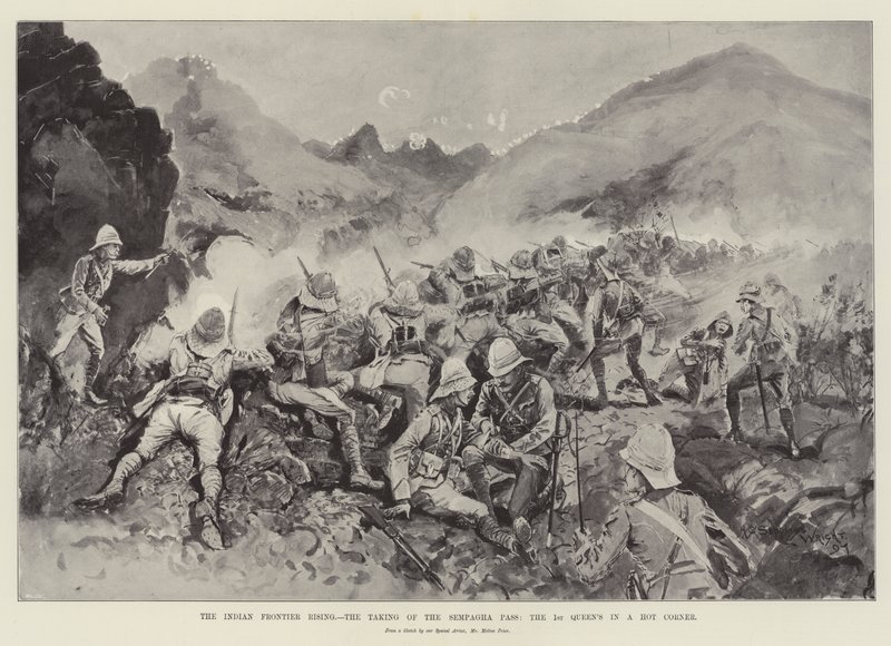 Le soulèvement de la frontière indienne, la prise du col de Sempagha, le 1er Queen