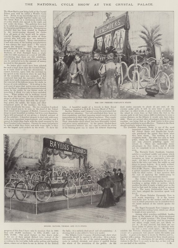 Le Salon National du Cycle au Crystal Palace - Henry Charles Seppings Wright