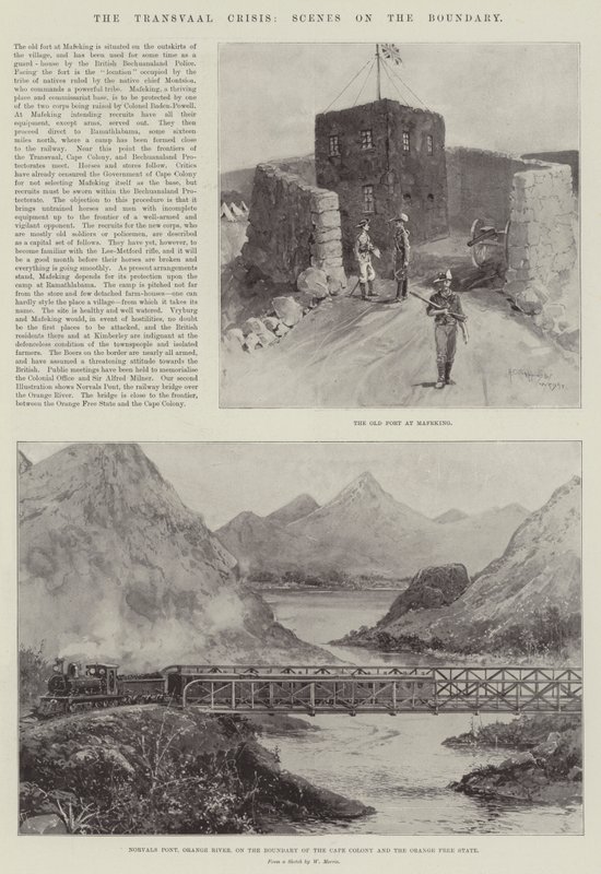La crise du Transvaal, scènes à la frontière - Henry Charles Seppings Wright