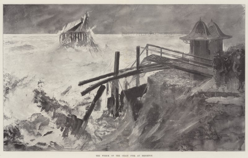 Le Naufrage de la Jetée à Brighton - Henry Charles Seppings Wright