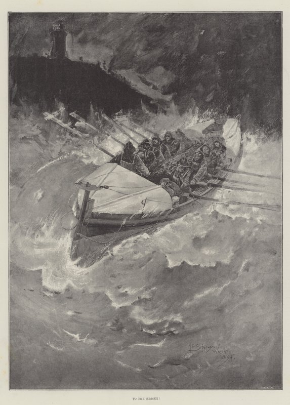 À la rescousse ! - Henry Charles Seppings Wright
