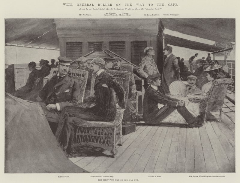 Avec le général Buller en route pour le Cap - Henry Charles Seppings Wright
