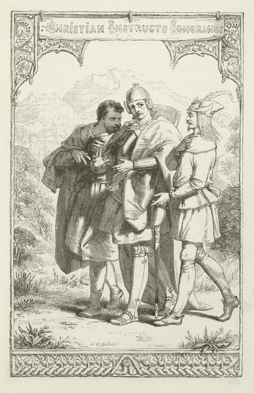 Illustration pour Le Voyage du pèlerin de John Bunyan - Henry Courtney Selous