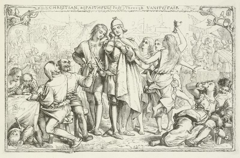 Illustration pour Le Voyage du pèlerin de John Bunyan - Henry Courtney Selous