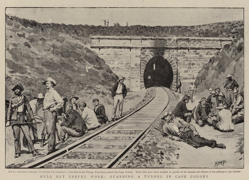 Travail ennuyeux mais utile, gardant un tunnel au Cap - Henry Marriott Paget