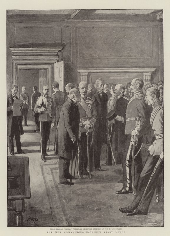 La première réception du nouveau commandant en chef - Henry Marriott Paget