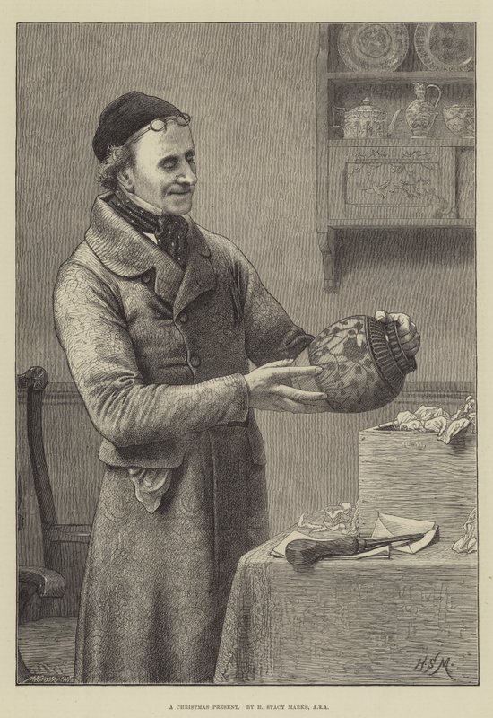 Un cadeau de Noël - Henry Stacey Marks