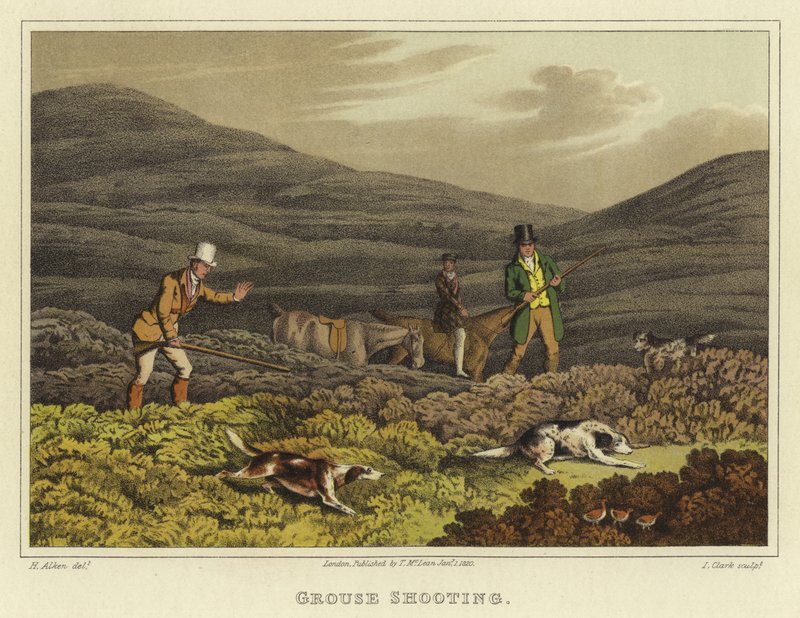 Chasse au tétras - Henry Thomas Alken