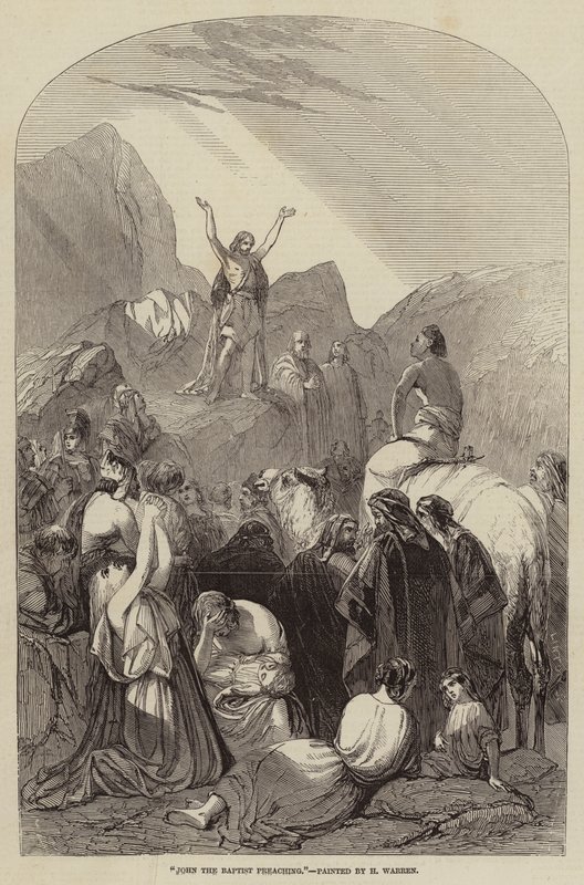 Jean-Baptiste prêchant - Henry Warren
