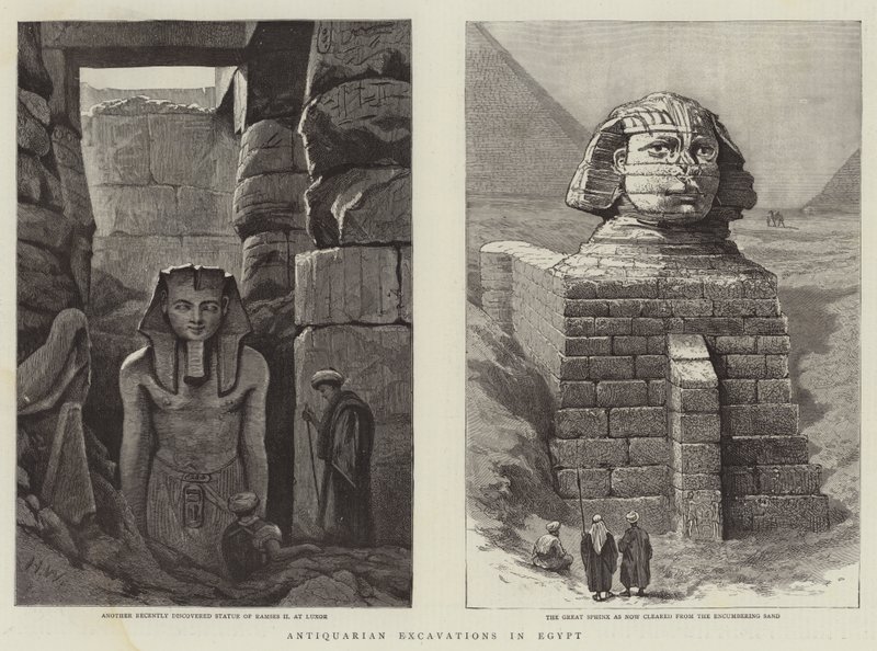 Fouilles archéologiques en Égypte - Henry Woods